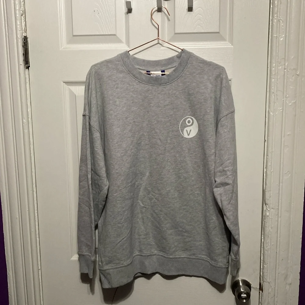 NWT OUTDOOR VOICES Move‎ Your Body Sweatshirt In Heather Grey